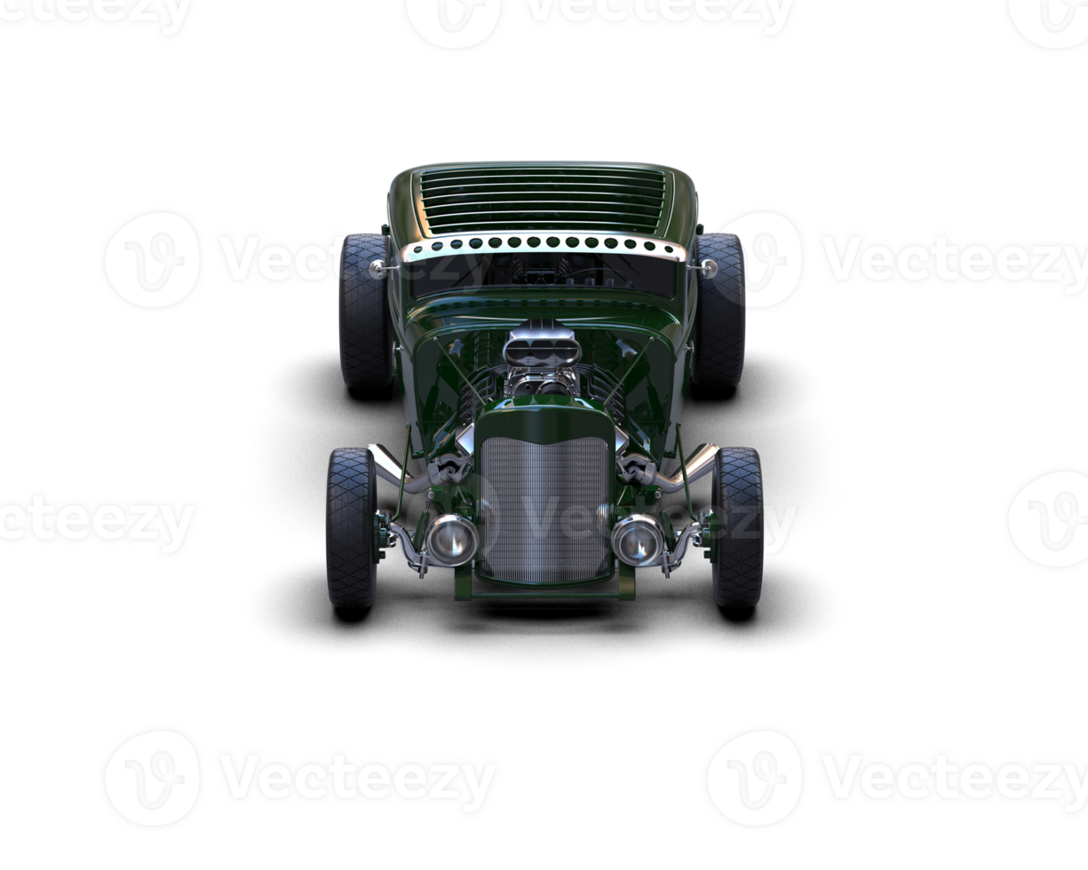 Muscle car isolated on background. 3d rendering - illustration png