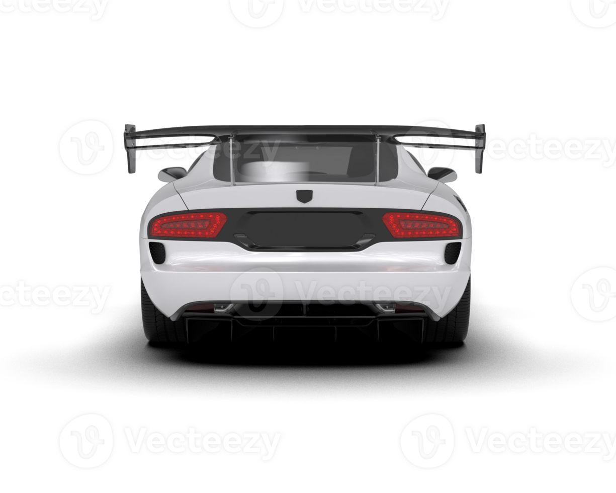 Muscle car isolated on background. 3d rendering - illustration png