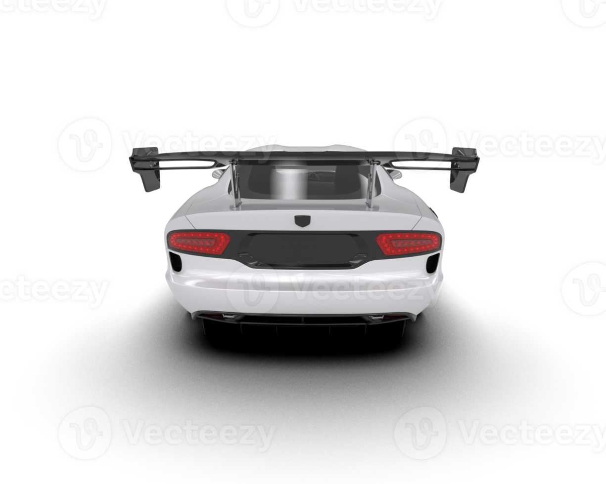 Muscle car isolated on background. 3d rendering - illustration png