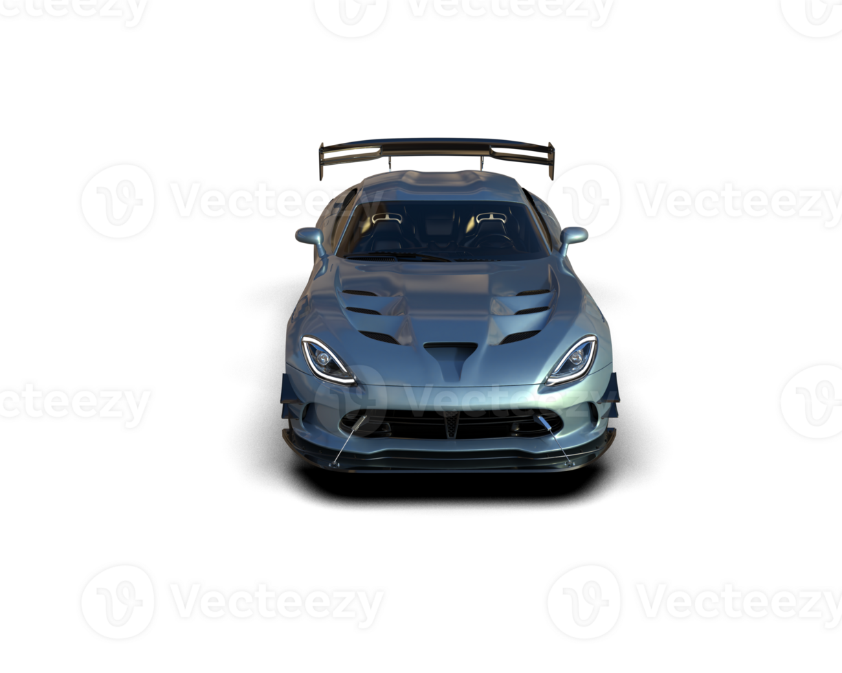 Muscle car isolated on background. 3d rendering - illustration png