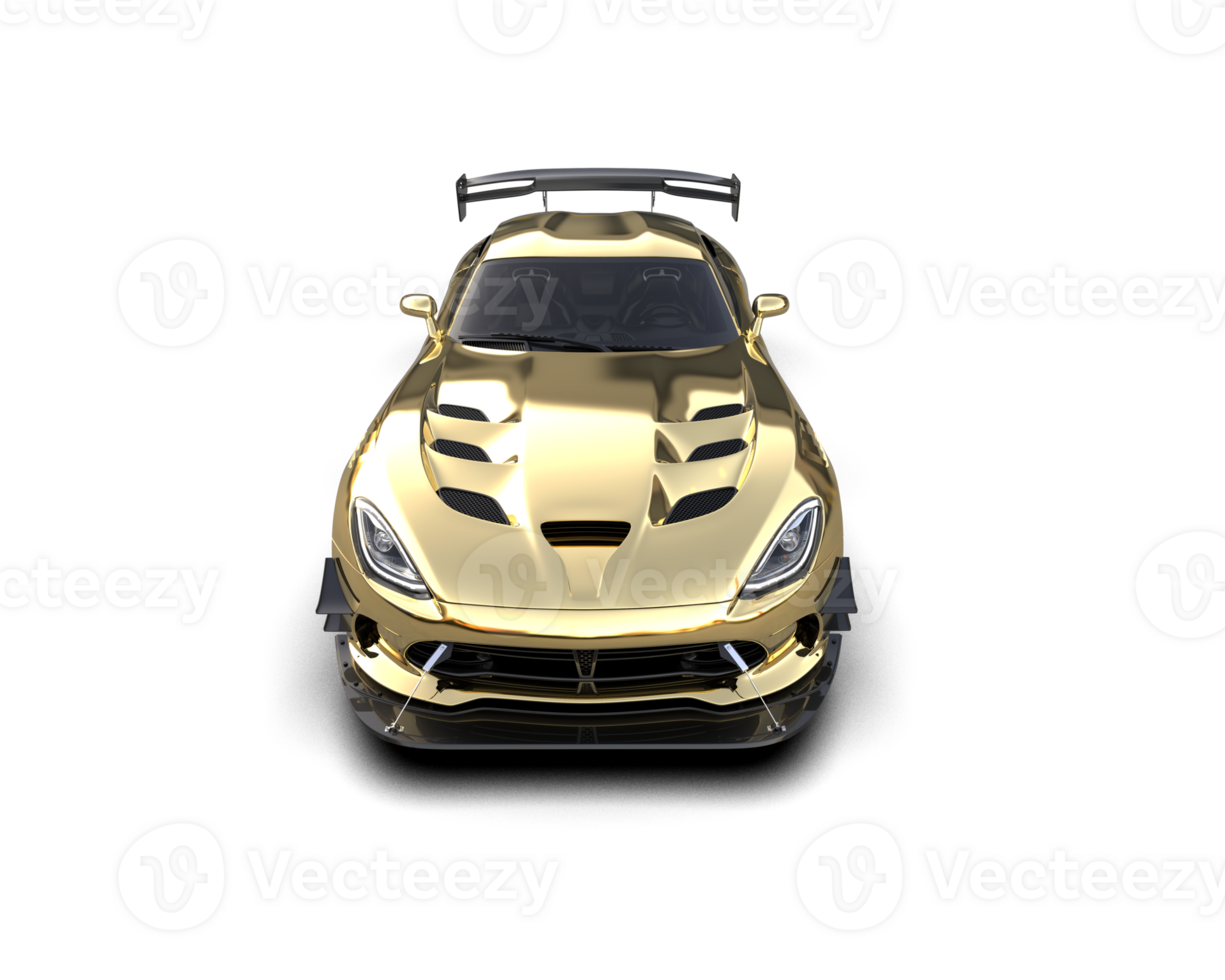 Muscle car isolated on background. 3d rendering - illustration png