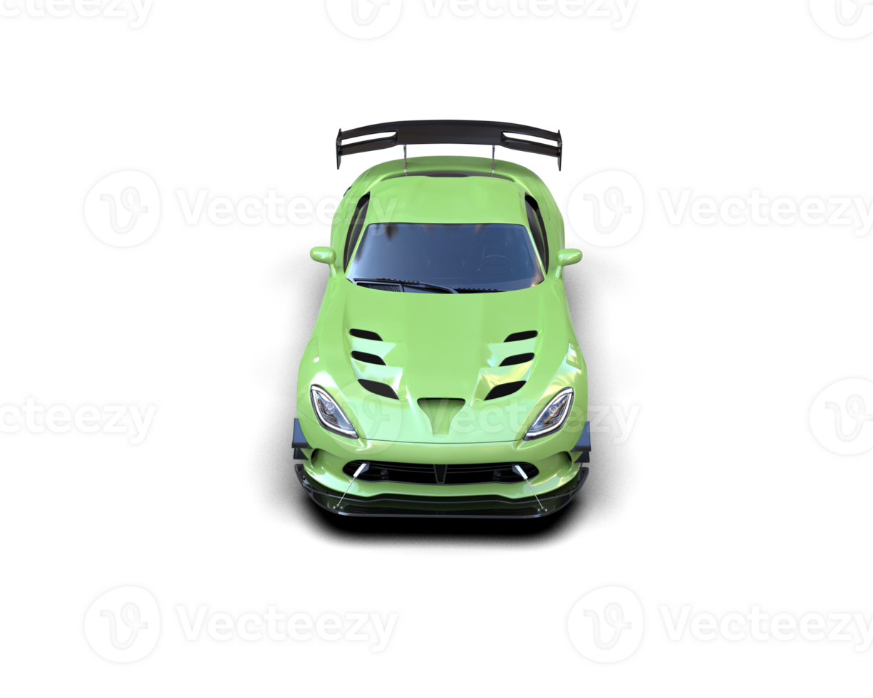 Muscle car isolated on background. 3d rendering - illustration png