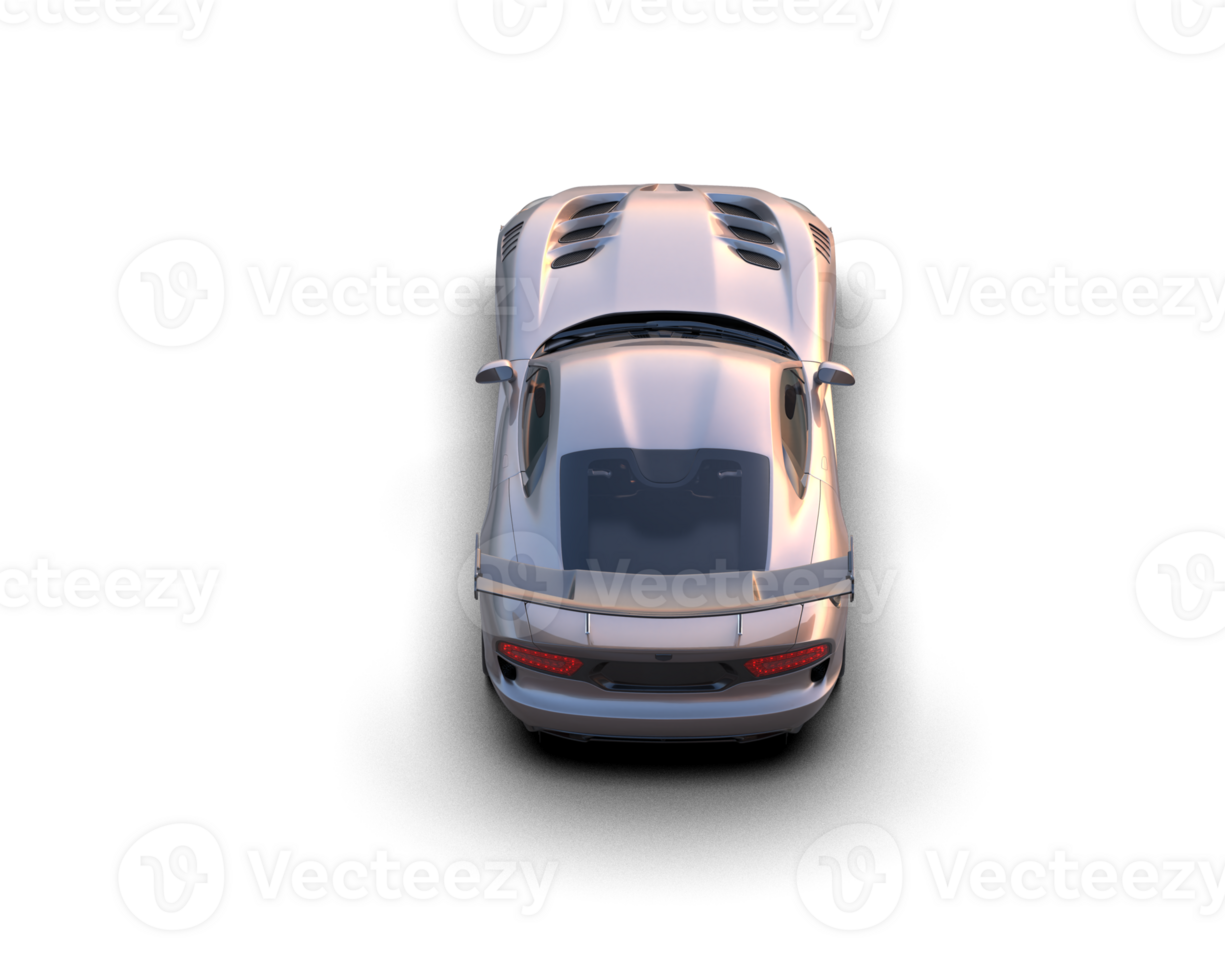 Muscle car isolated on background. 3d rendering - illustration png