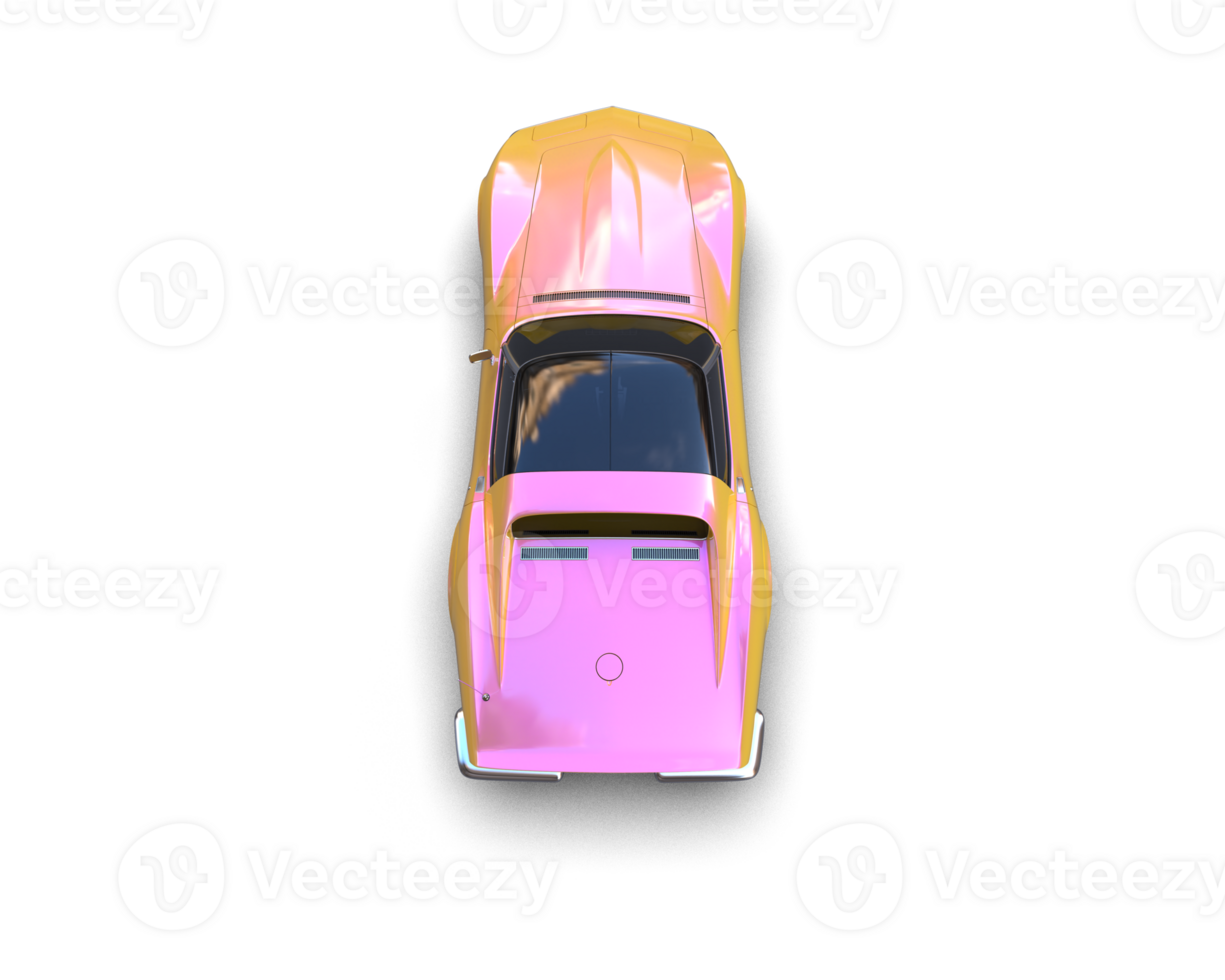 Modern car isolated on background. 3d rendering - illustration png