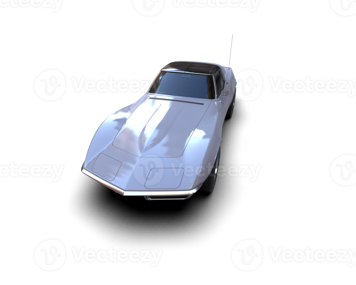 Modern car isolated on background. 3d rendering - illustration png