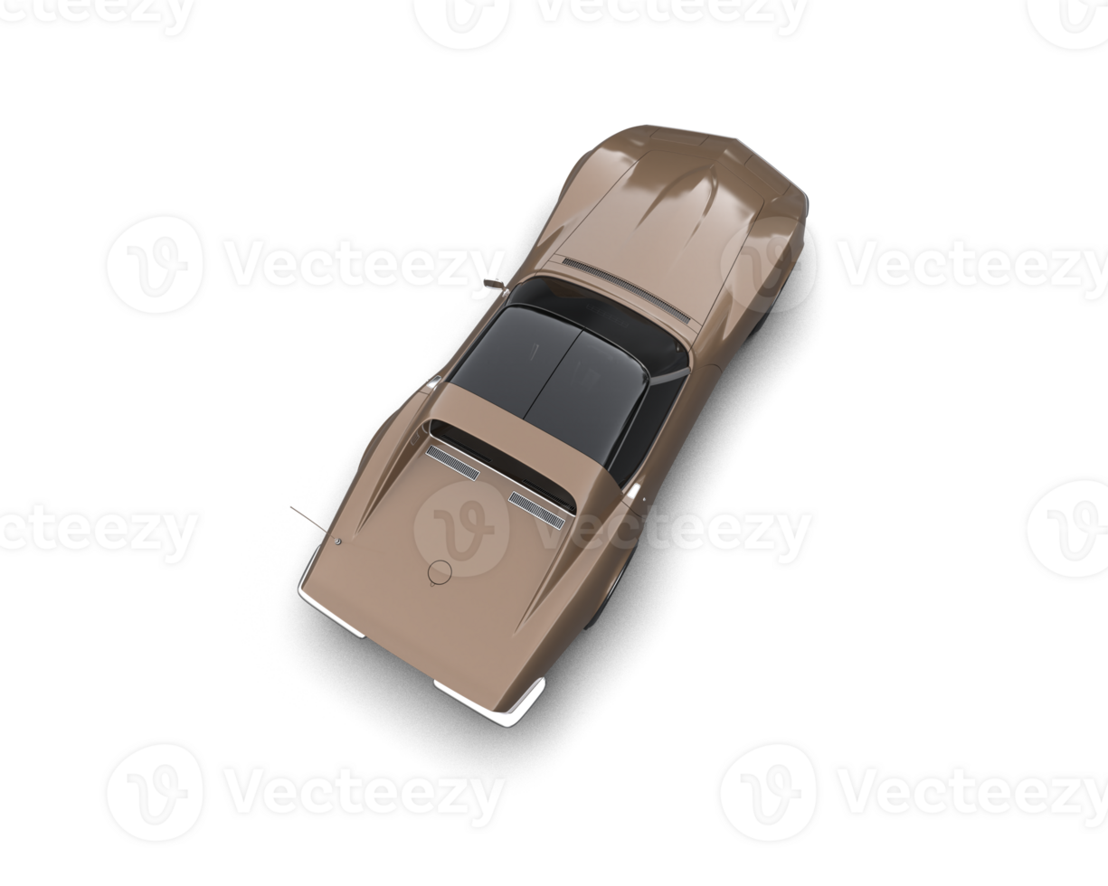 Modern car isolated on background. 3d rendering - illustration png