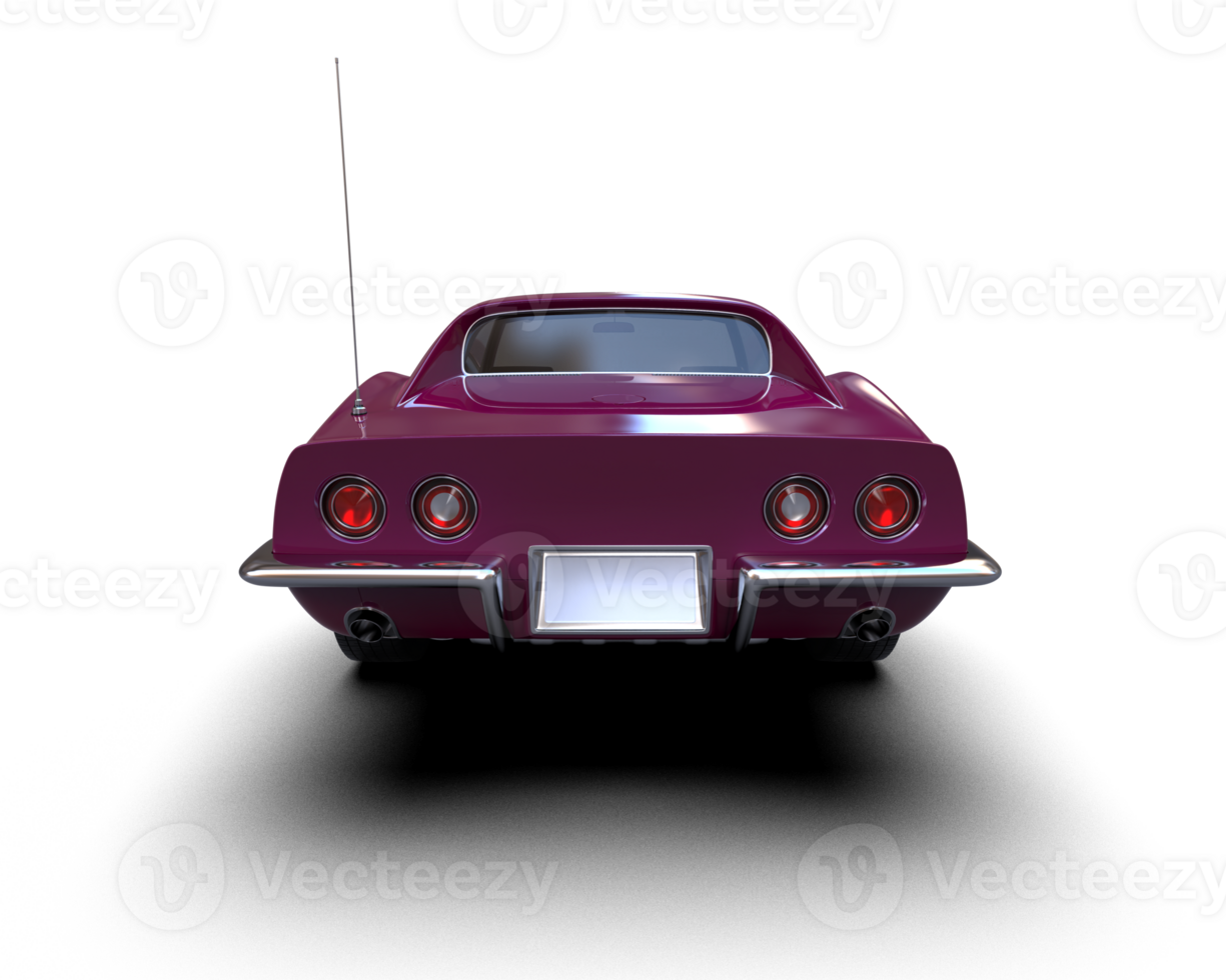 Modern car isolated on background. 3d rendering - illustration png