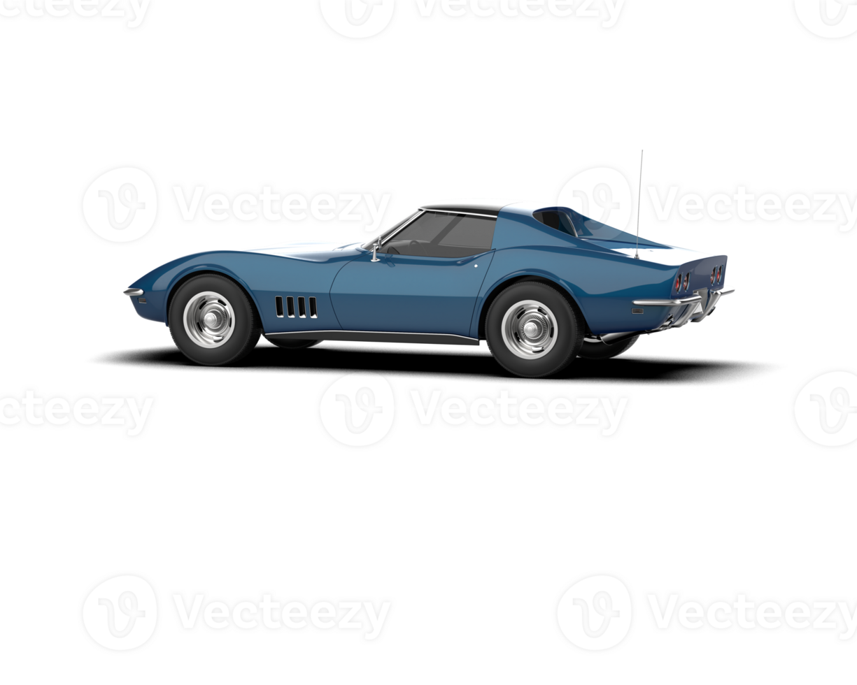 Modern car isolated on background. 3d rendering - illustration png