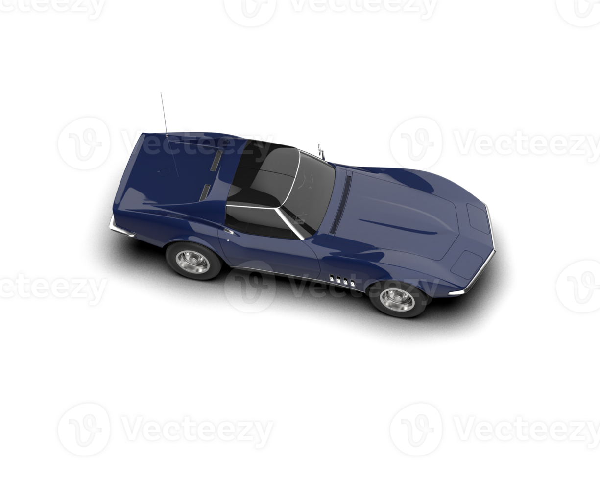 Modern car isolated on background. 3d rendering - illustration png