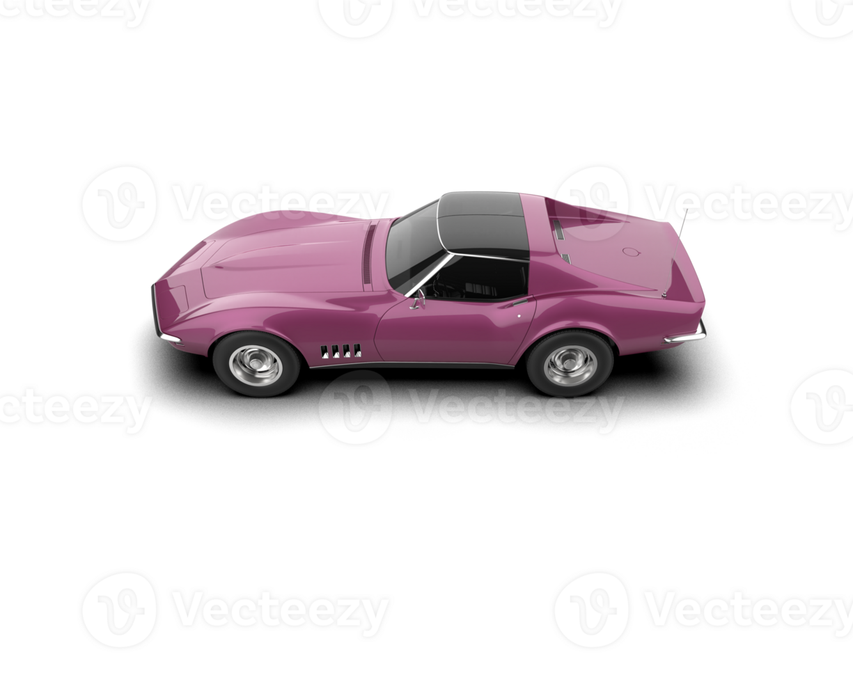 Modern car isolated on background. 3d rendering - illustration png