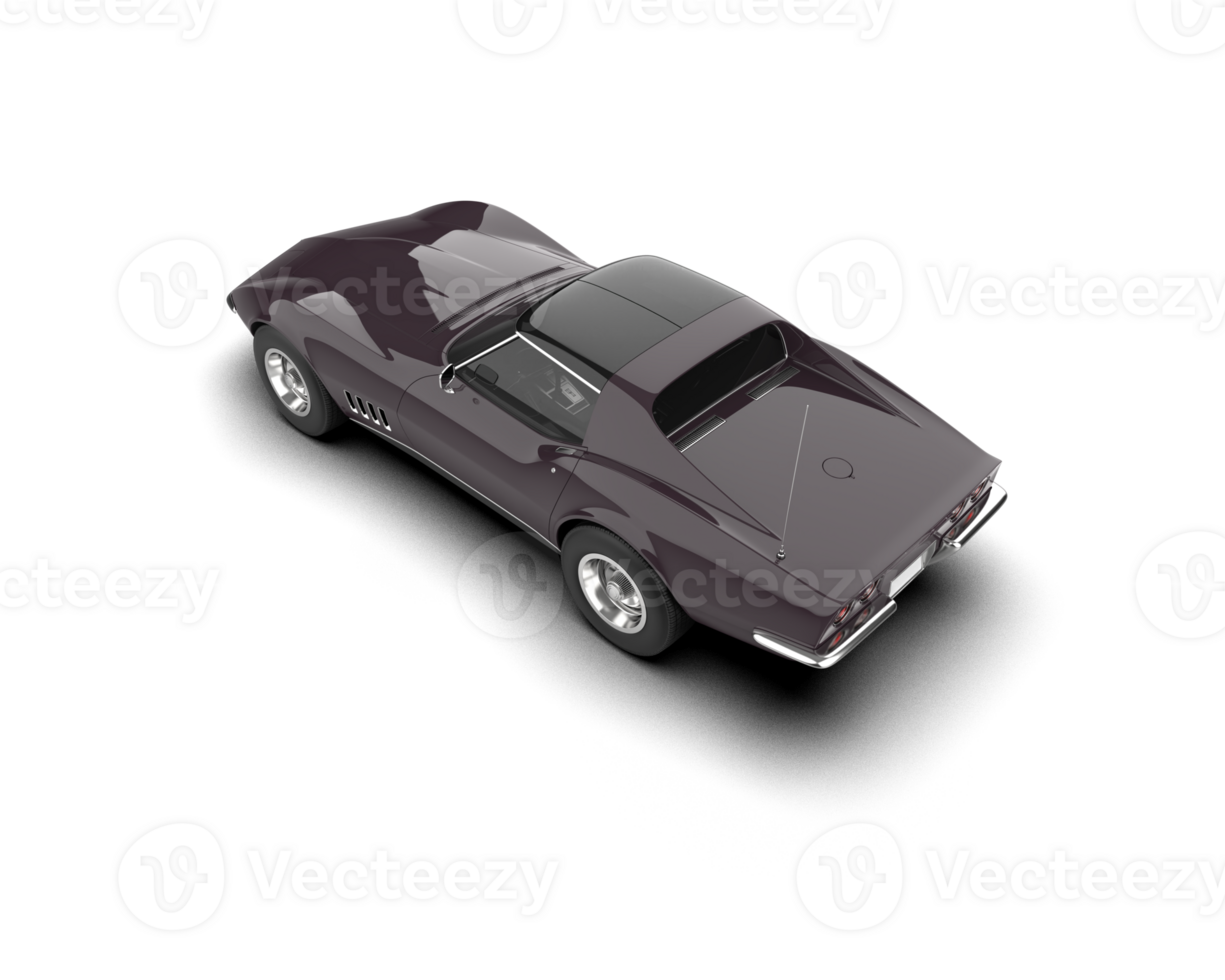 Modern car isolated on background. 3d rendering - illustration png