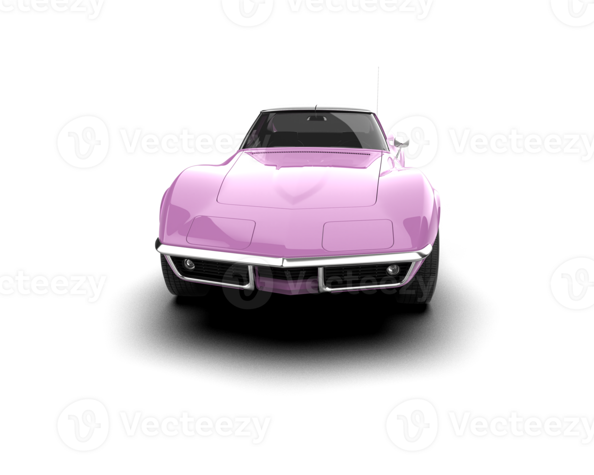 Modern car isolated on background. 3d rendering - illustration png