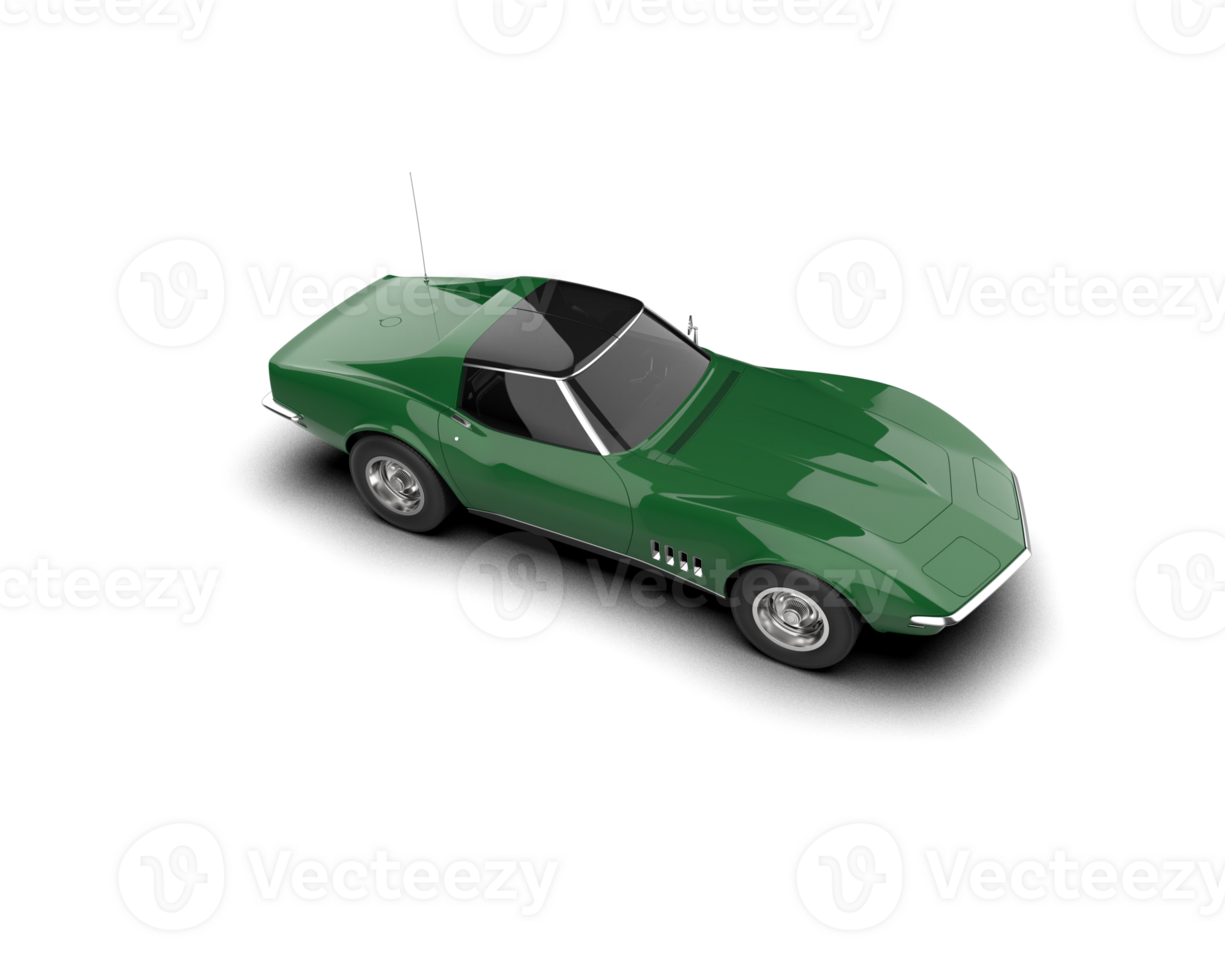 Modern car isolated on background. 3d rendering - illustration png