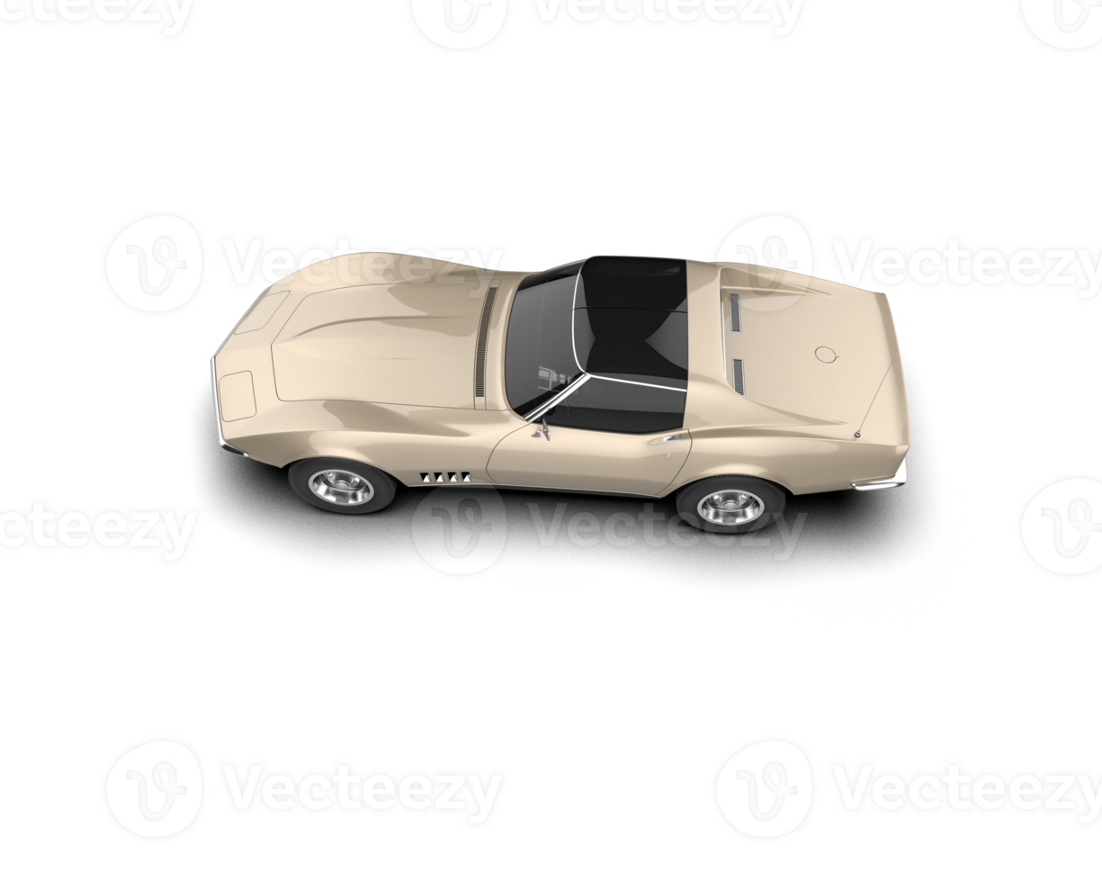 Modern car isolated on background. 3d rendering - illustration png