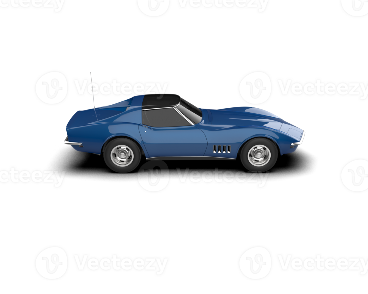 Modern car isolated on background. 3d rendering - illustration png