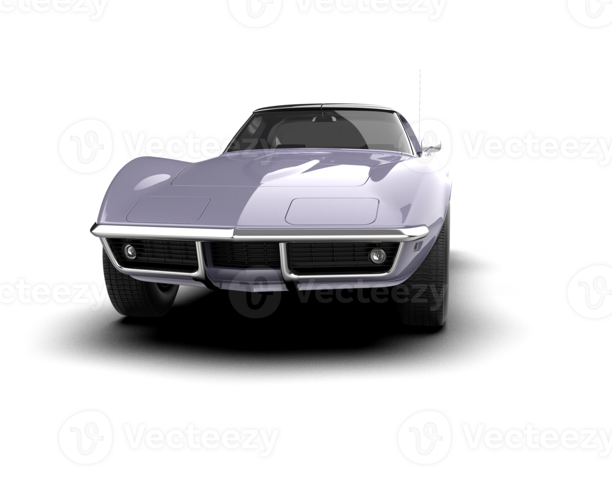 Modern car isolated on background. 3d rendering - illustration png