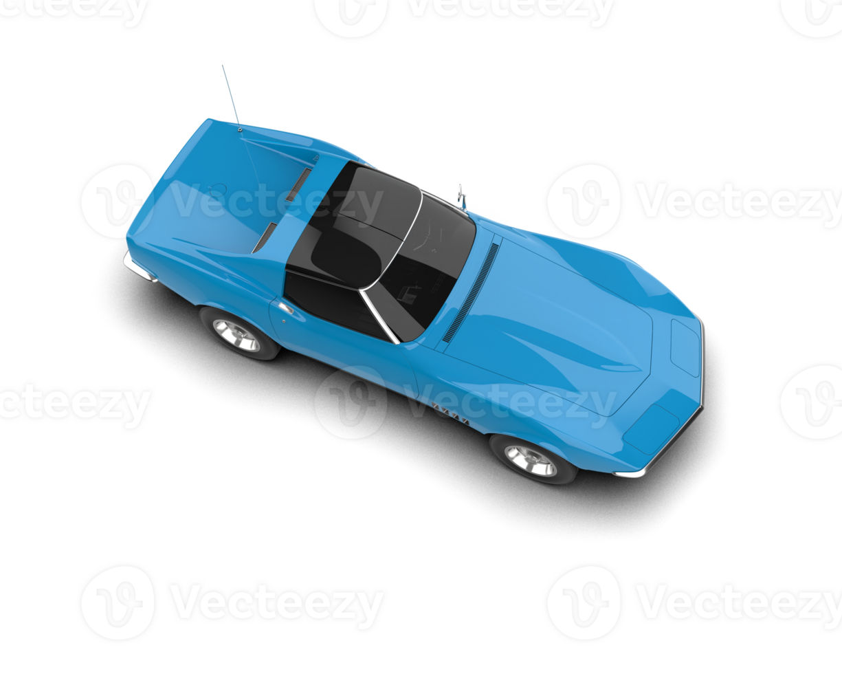 Modern car isolated on background. 3d rendering - illustration png