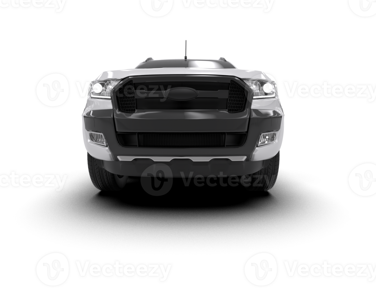 Pickup truck isolated on background. 3d rendering - illustration png