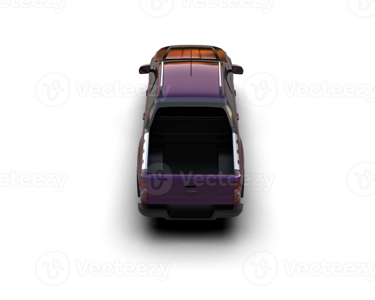 Pickup truck isolated on background. 3d rendering - illustration png