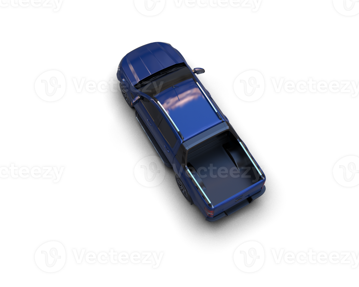Pickup truck isolated on background. 3d rendering - illustration png