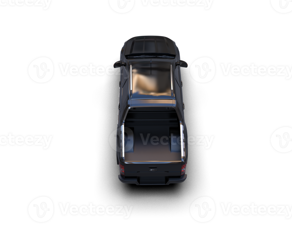 Pickup truck isolated on background. 3d rendering - illustration png