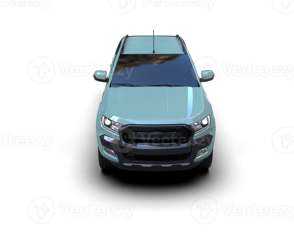 Pickup truck isolated on background. 3d rendering - illustration png