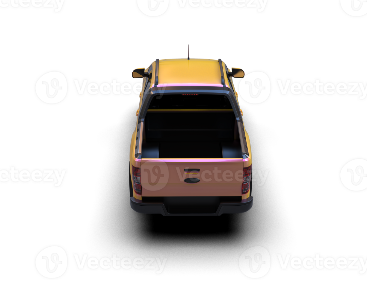 Pickup truck isolated on background. 3d rendering - illustration png