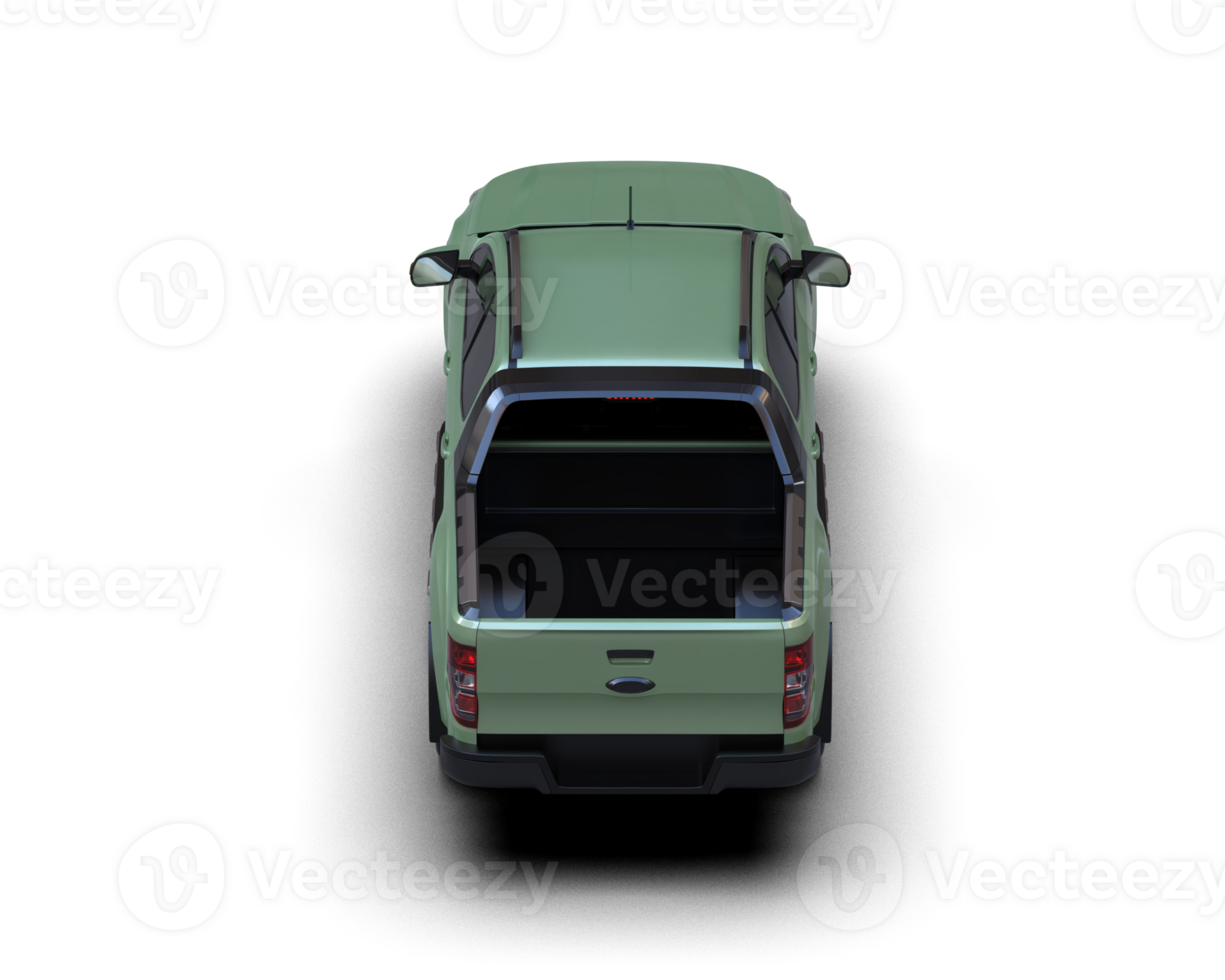 Pickup truck isolated on background. 3d rendering - illustration png