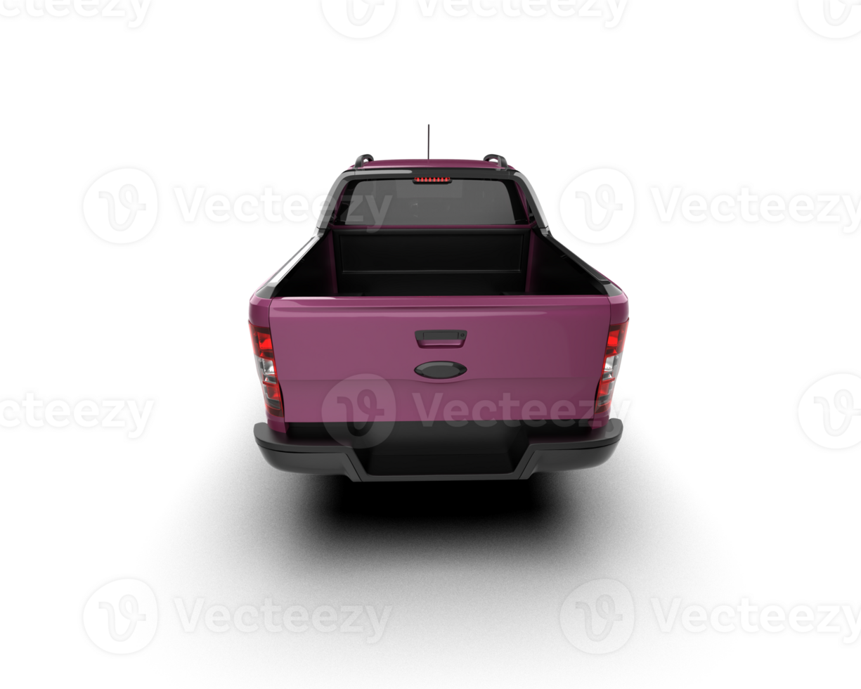 Pickup truck isolated on background. 3d rendering - illustration png
