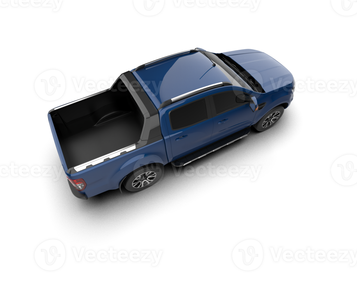 Pickup truck isolated on background. 3d rendering - illustration png