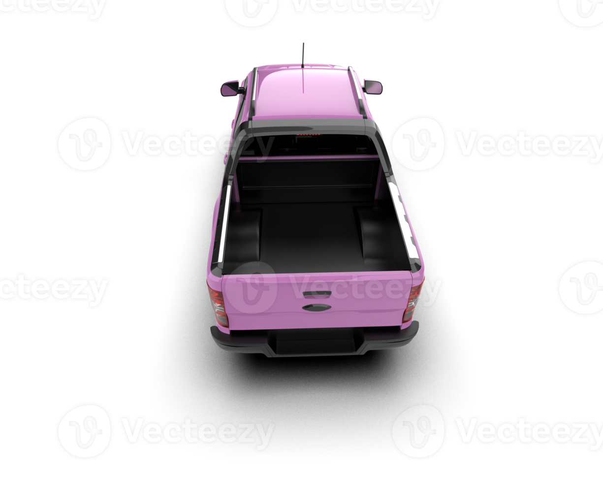 Pickup truck isolated on background. 3d rendering - illustration png