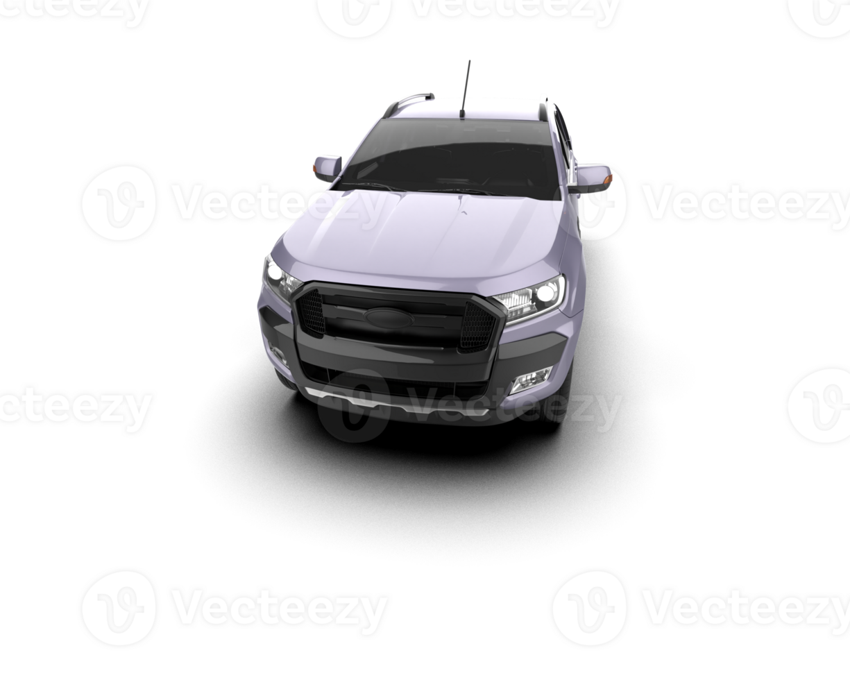 Pickup truck isolated on background. 3d rendering - illustration png