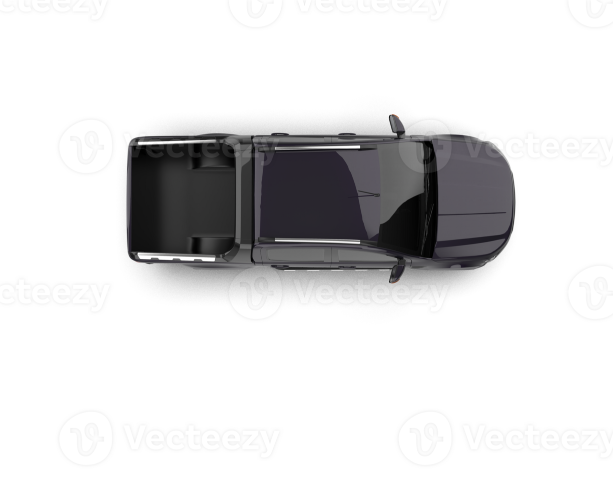 Pickup truck isolated on background. 3d rendering - illustration png