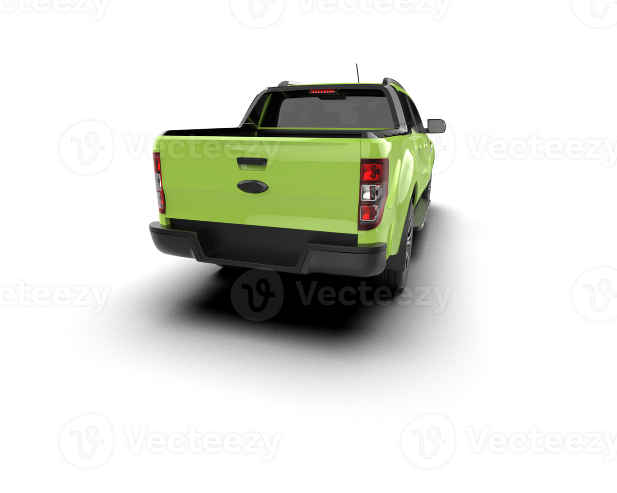 Pickup truck isolated on background. 3d rendering - illustration png
