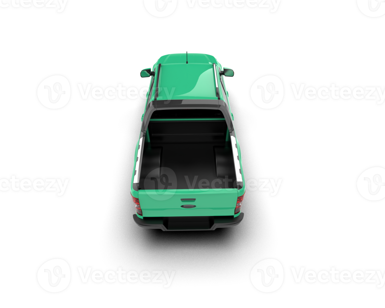 Pickup truck isolated on background. 3d rendering - illustration png