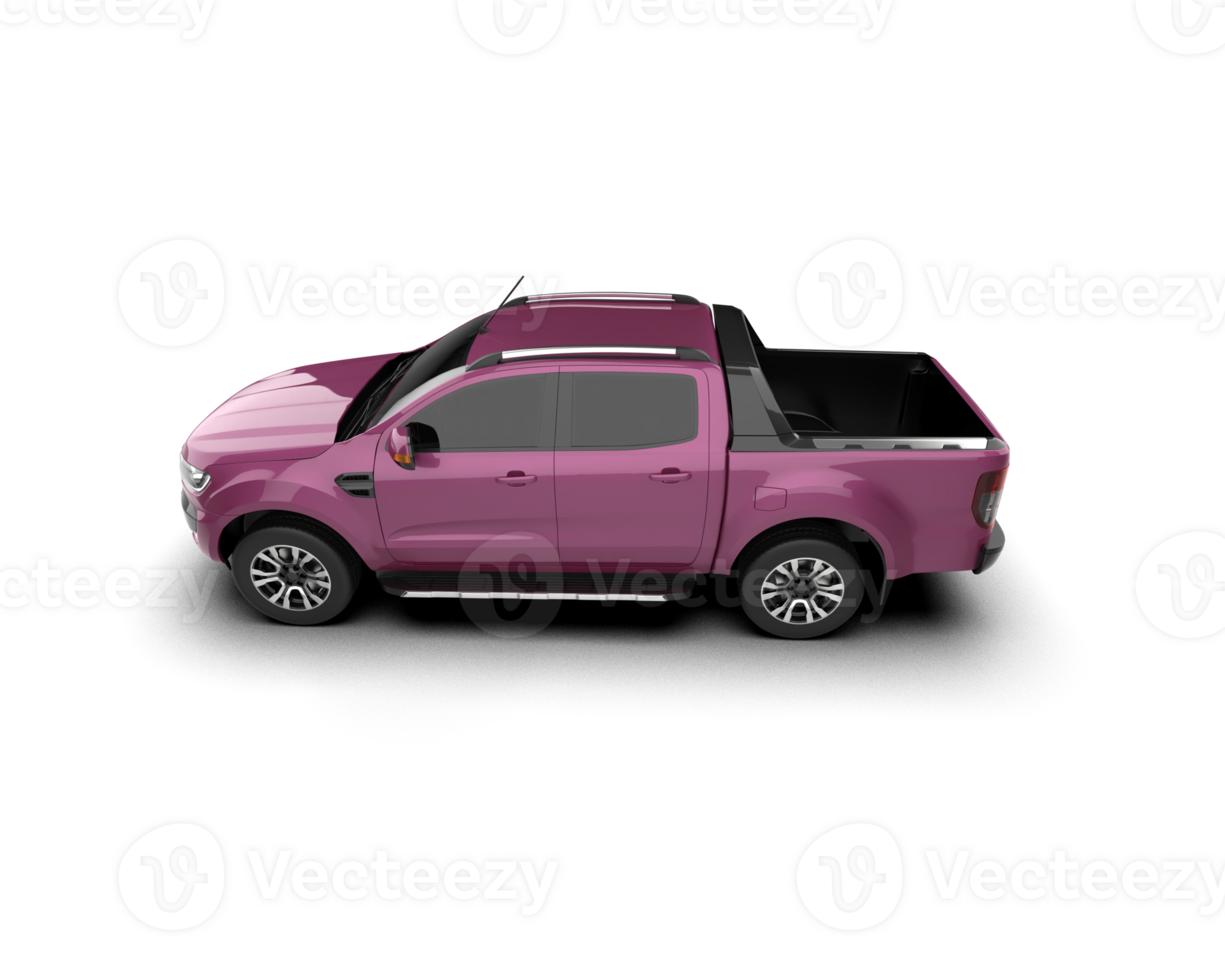 Pickup truck isolated on background. 3d rendering - illustration png