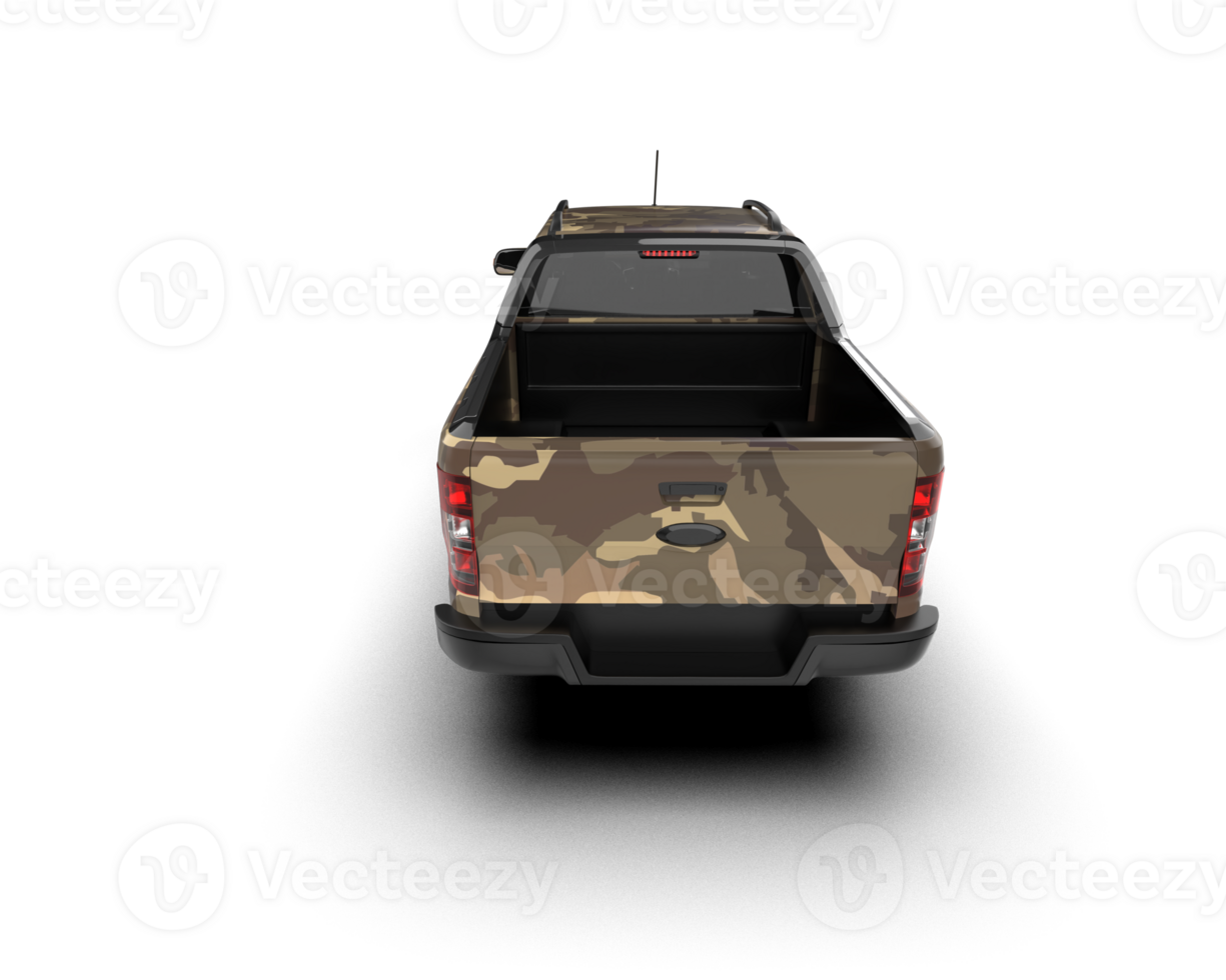 Pickup truck isolated on background. 3d rendering - illustration png