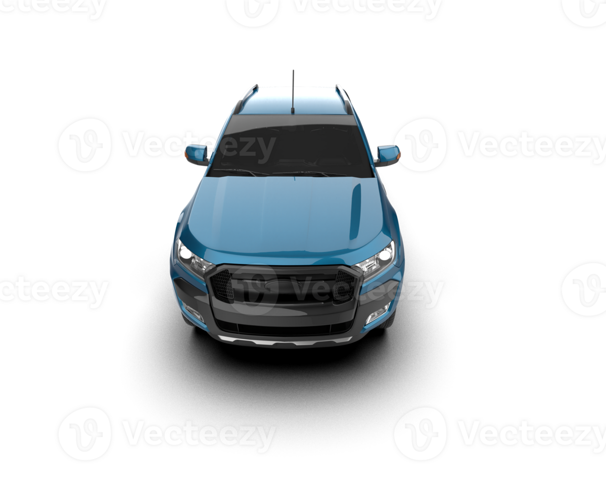 Pickup truck isolated on background. 3d rendering - illustration png