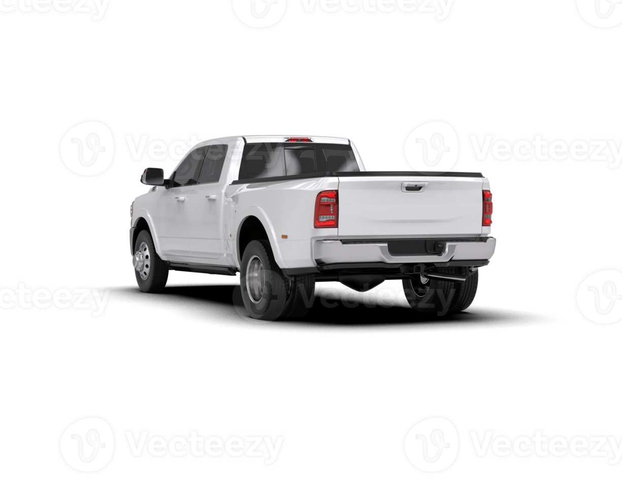 Pickup truck isolated on background. 3d rendering - illustration png