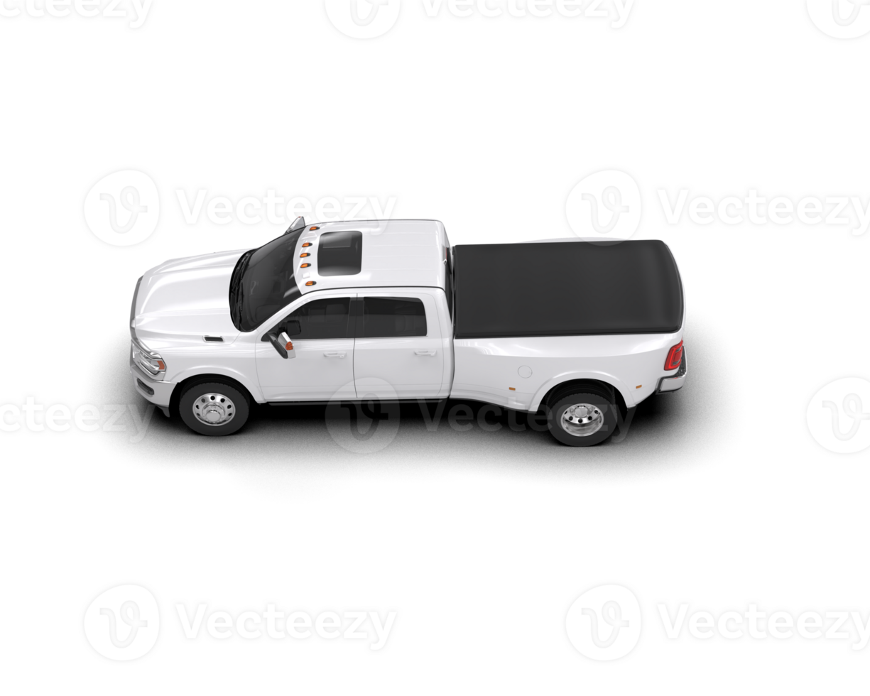 Pickup truck isolated on background. 3d rendering - illustration png
