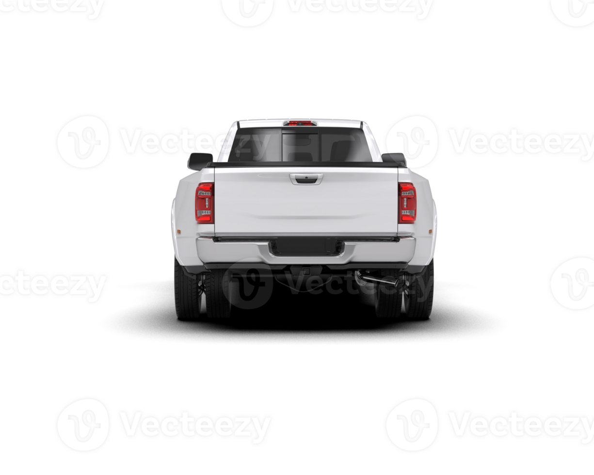 Pickup truck isolated on background. 3d rendering - illustration png