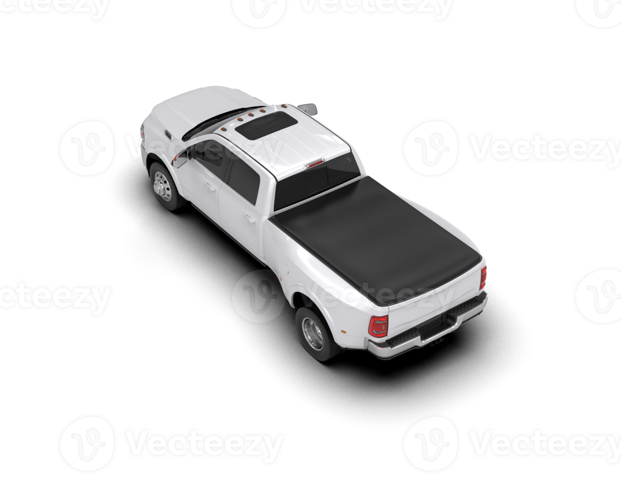 Pickup truck isolated on background. 3d rendering - illustration png