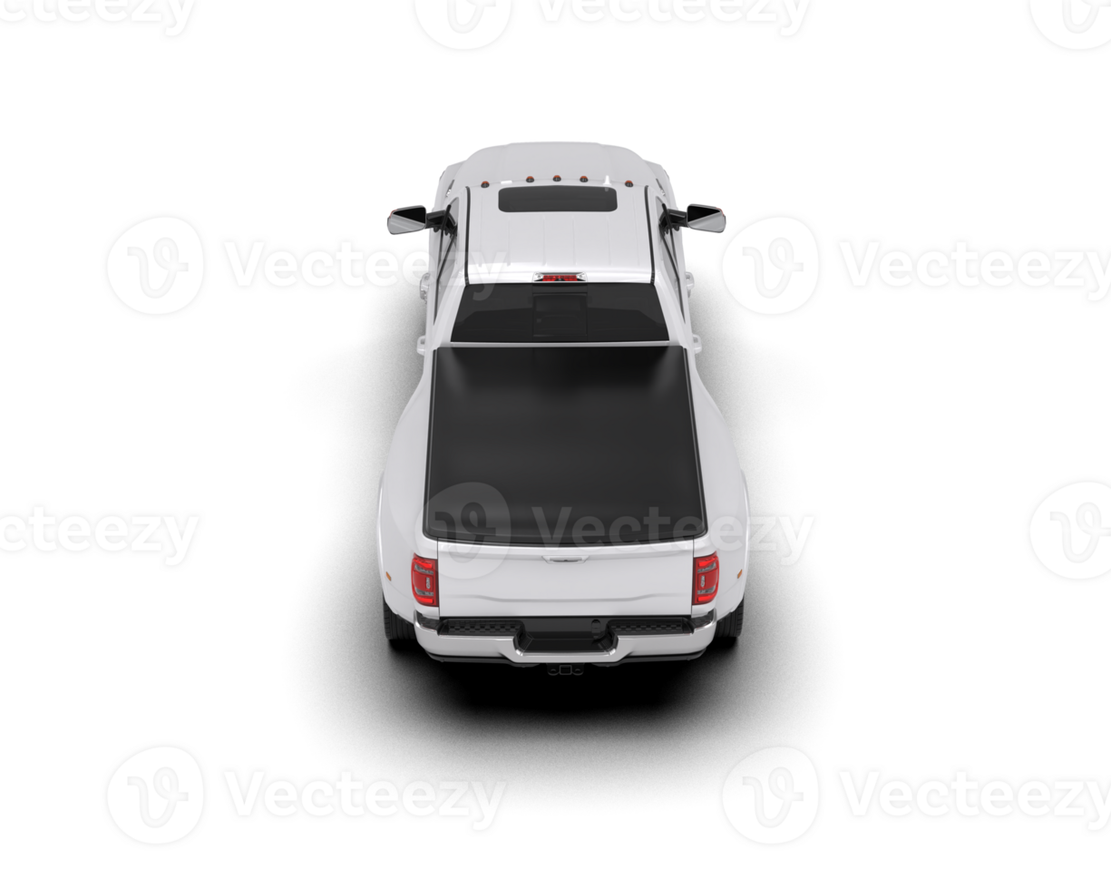 Pickup truck isolated on background. 3d rendering - illustration png