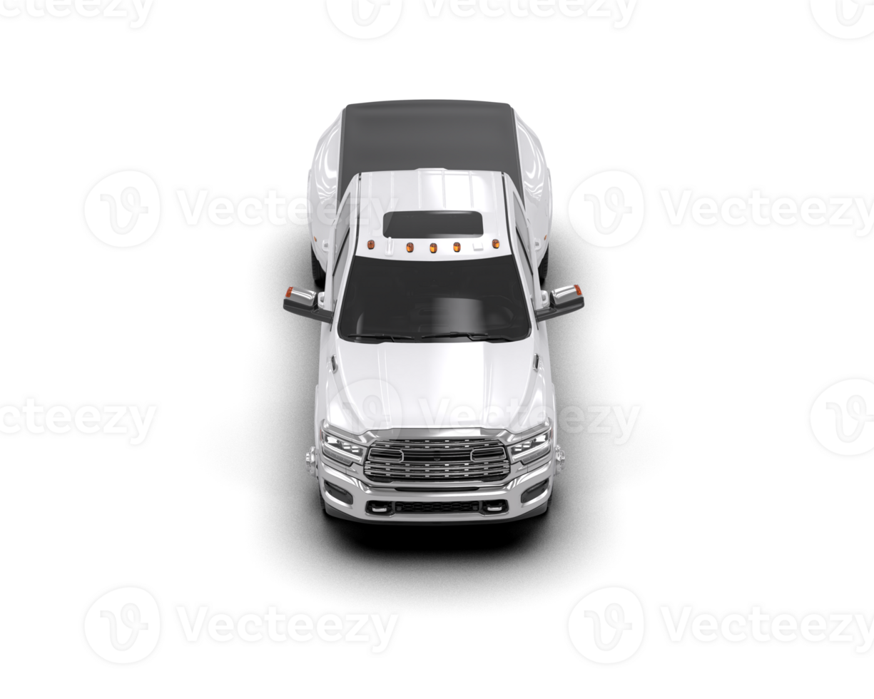 Pickup truck isolated on background. 3d rendering - illustration png