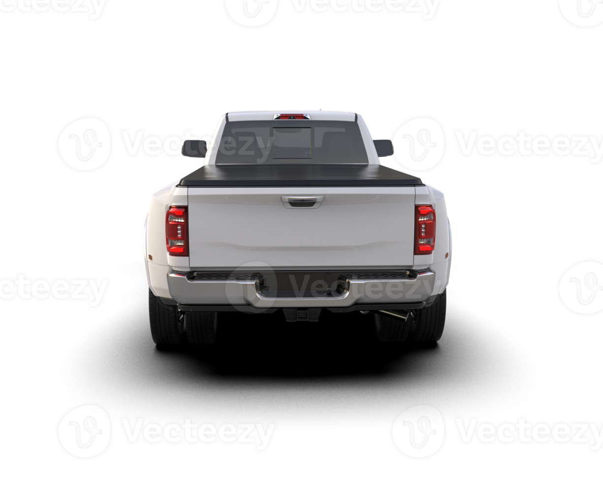 Pickup truck isolated on background. 3d rendering - illustration png