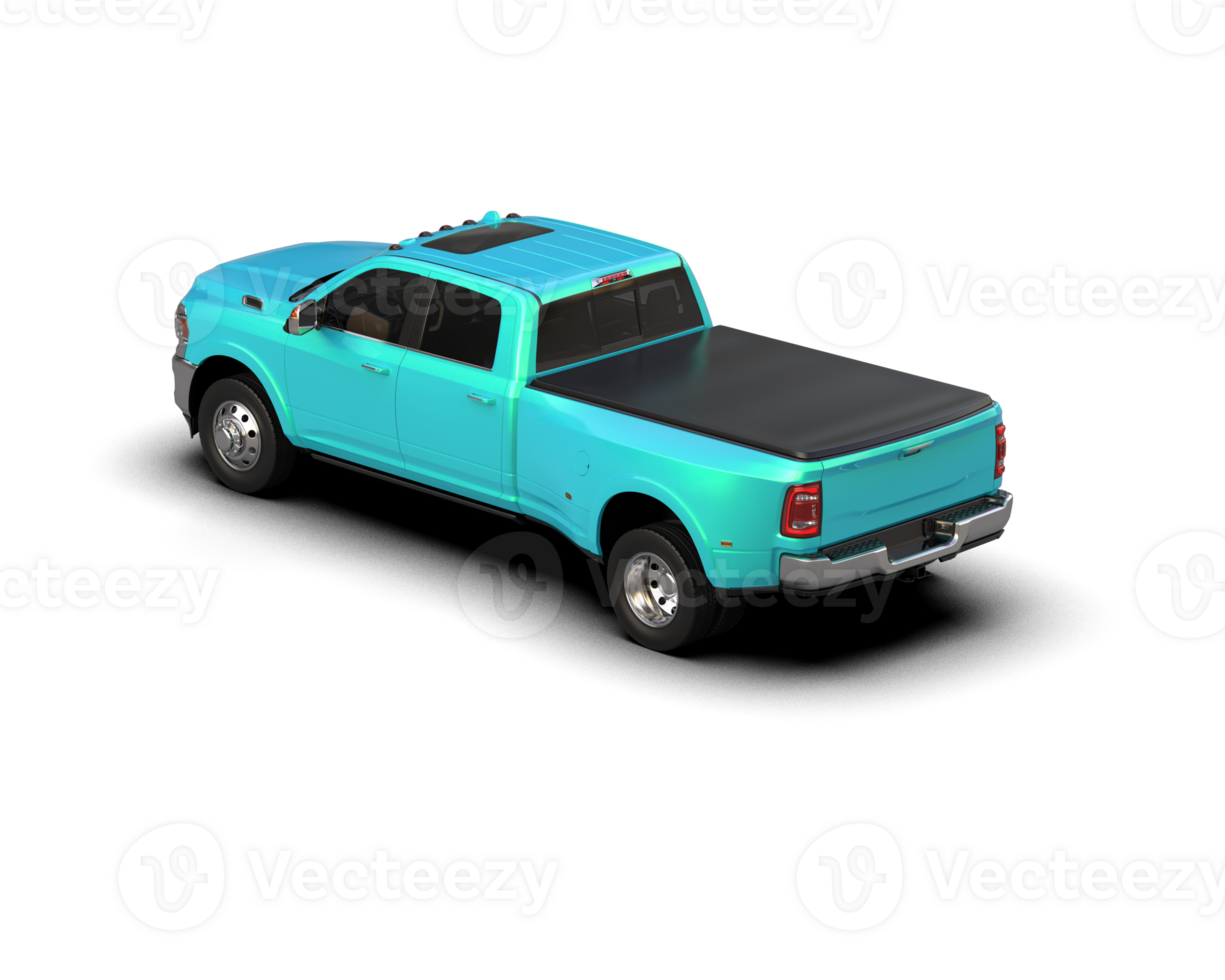 Pickup truck isolated on background. 3d rendering - illustration png