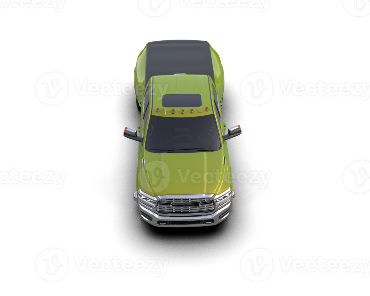 Pickup truck isolated on background. 3d rendering - illustration png