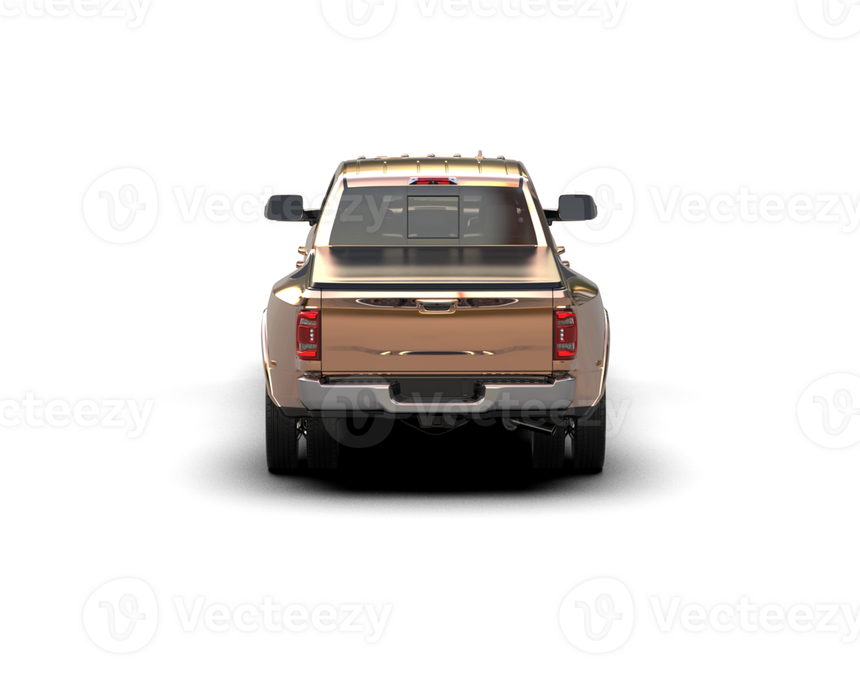 Pickup truck isolated on background. 3d rendering - illustration png