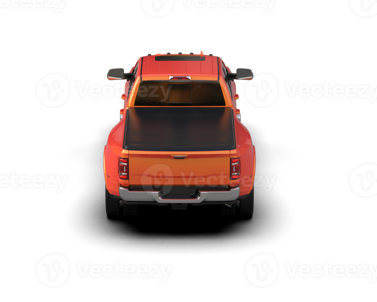 Pickup truck isolated on background. 3d rendering - illustration png
