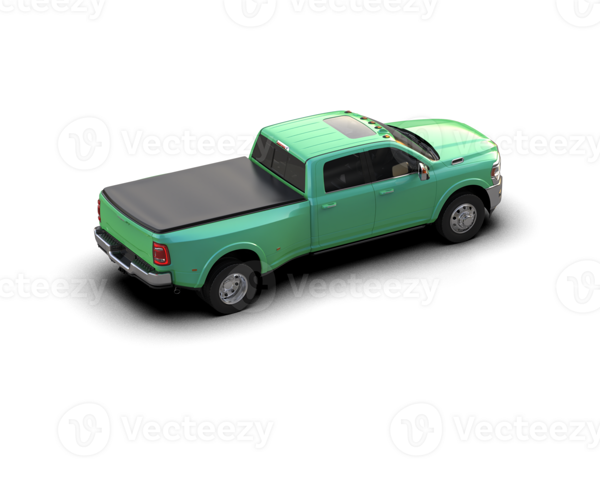 Pickup truck isolated on background. 3d rendering - illustration png